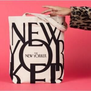 The New Yorker Magazine NEW Classic Iconic Canvas Tote Bag Unisex Women Men NWOT
